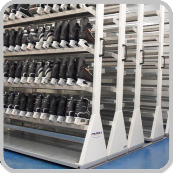 Skate rack type 1500mm for 60 pairs - Image 3