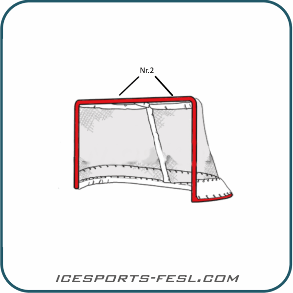 IF-PRO ice hockey goal Impact protection goal arch top (No.2 Velcro)