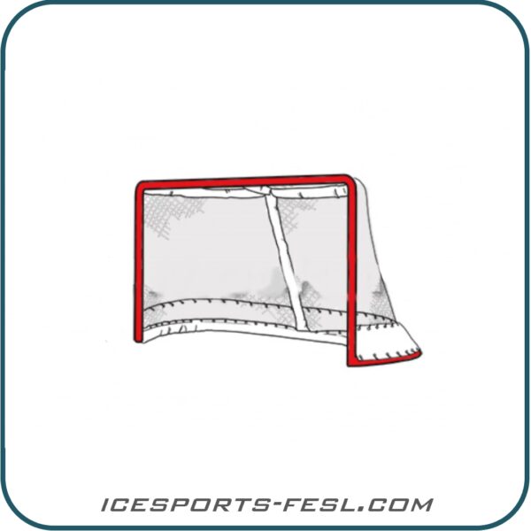 Professional impact protection ice hockey goal (full set)