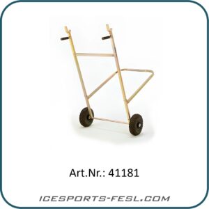 Transport trolley for ice hockey goals