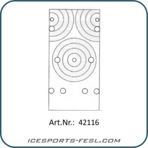 Ice hockey goal area marking (reusable)