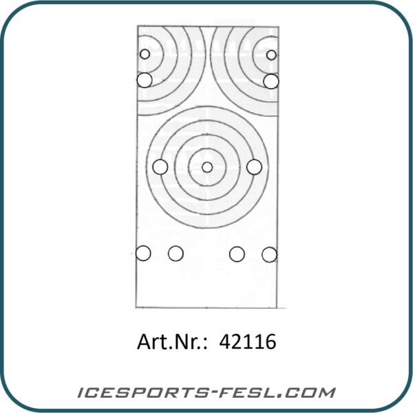 IF-PRO Eisstock Zielschussfelder Markierung Mesh