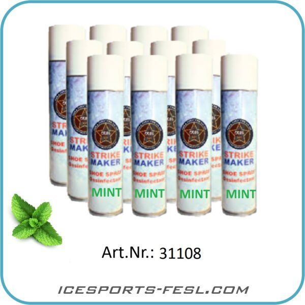 IF-PRO Desinfektionsspray Schlittschuhe Minze 12 x 500ml