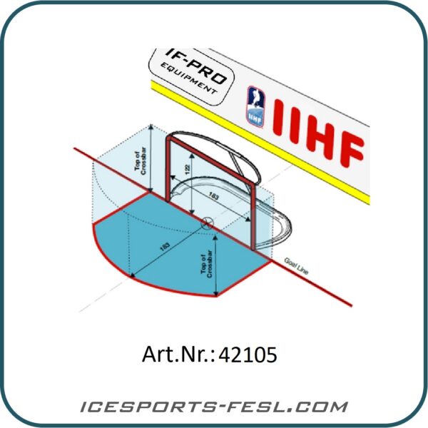 IF-PRO Eishockey Torraum Markierung (4er Set) – Bild 3