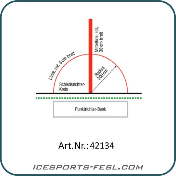 IF-PRO Ice Hockey Referee Circle (reusable)