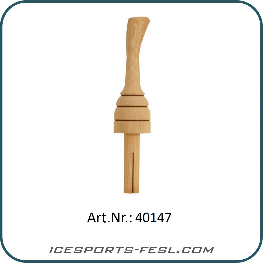 Wooden ice stick handle Ø32cm