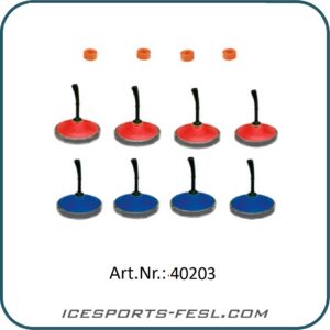 Children's ice stick set of 8 with rubber ring