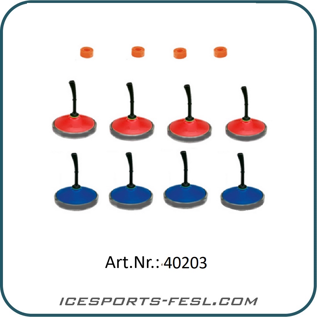 Children's ice stick set of 8 with rubber ring