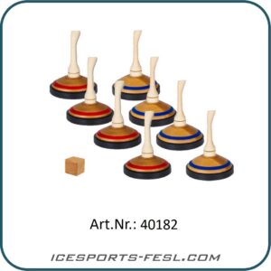 IF-PRO 8er Holzeisstock Set 40 Colour