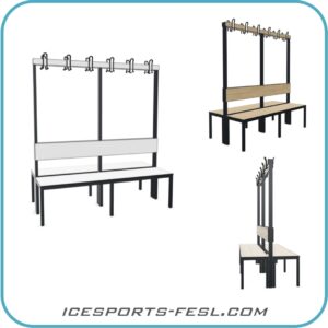 IF-PRO double wardrobe bench Eisarena Premium