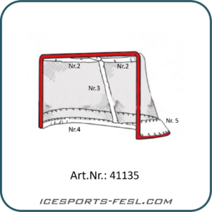 Professional impact protection ice hockey goal (full set)