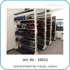 PAROLI Schlittschuhregal-System S60P