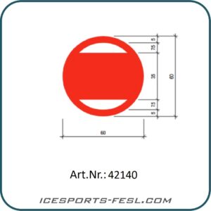 IF-PRO Ice Hockey Face-off Spot 24” red (600 mm)