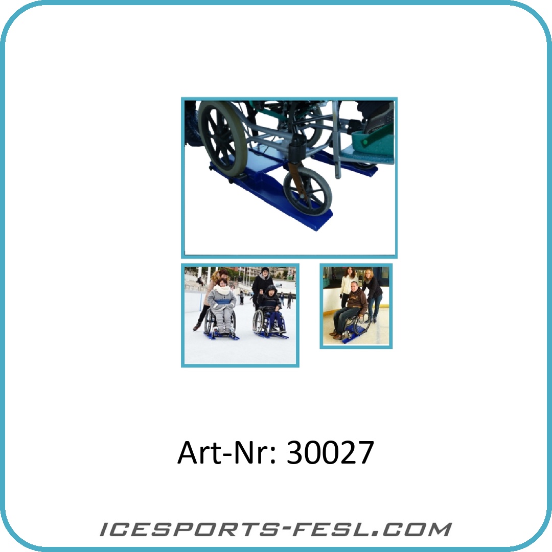 SSE Ice skating aid for wheelchairs