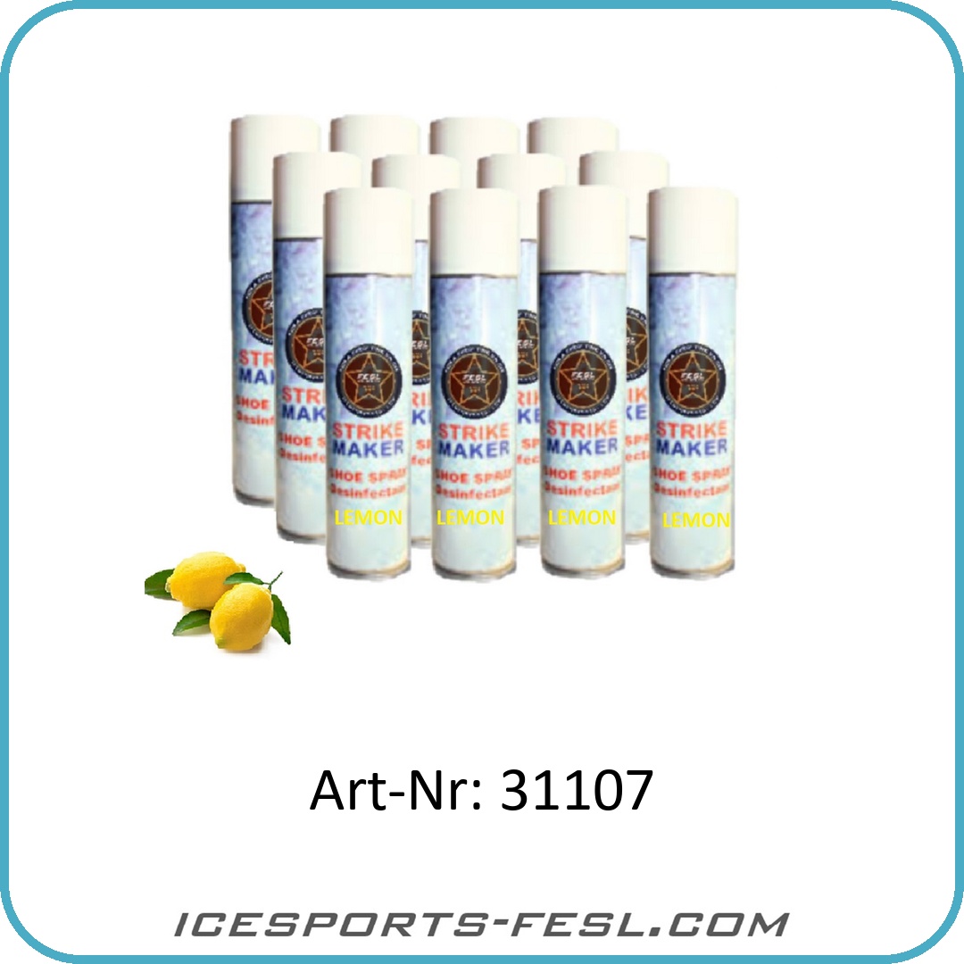 Ice skate disinfection spray lemon 12x500ml