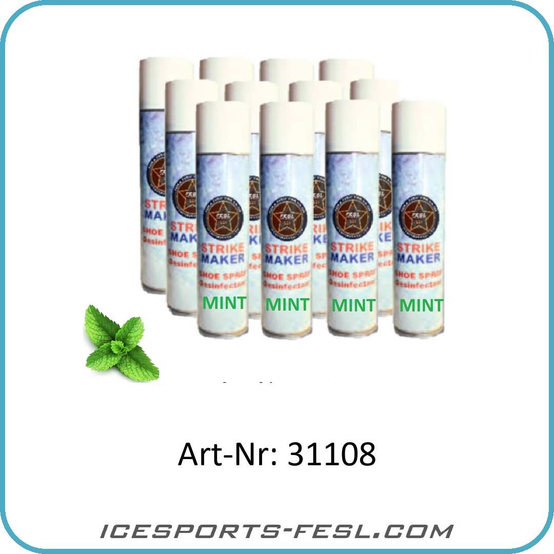 Ice skate disinfection spray Minze12x500ml