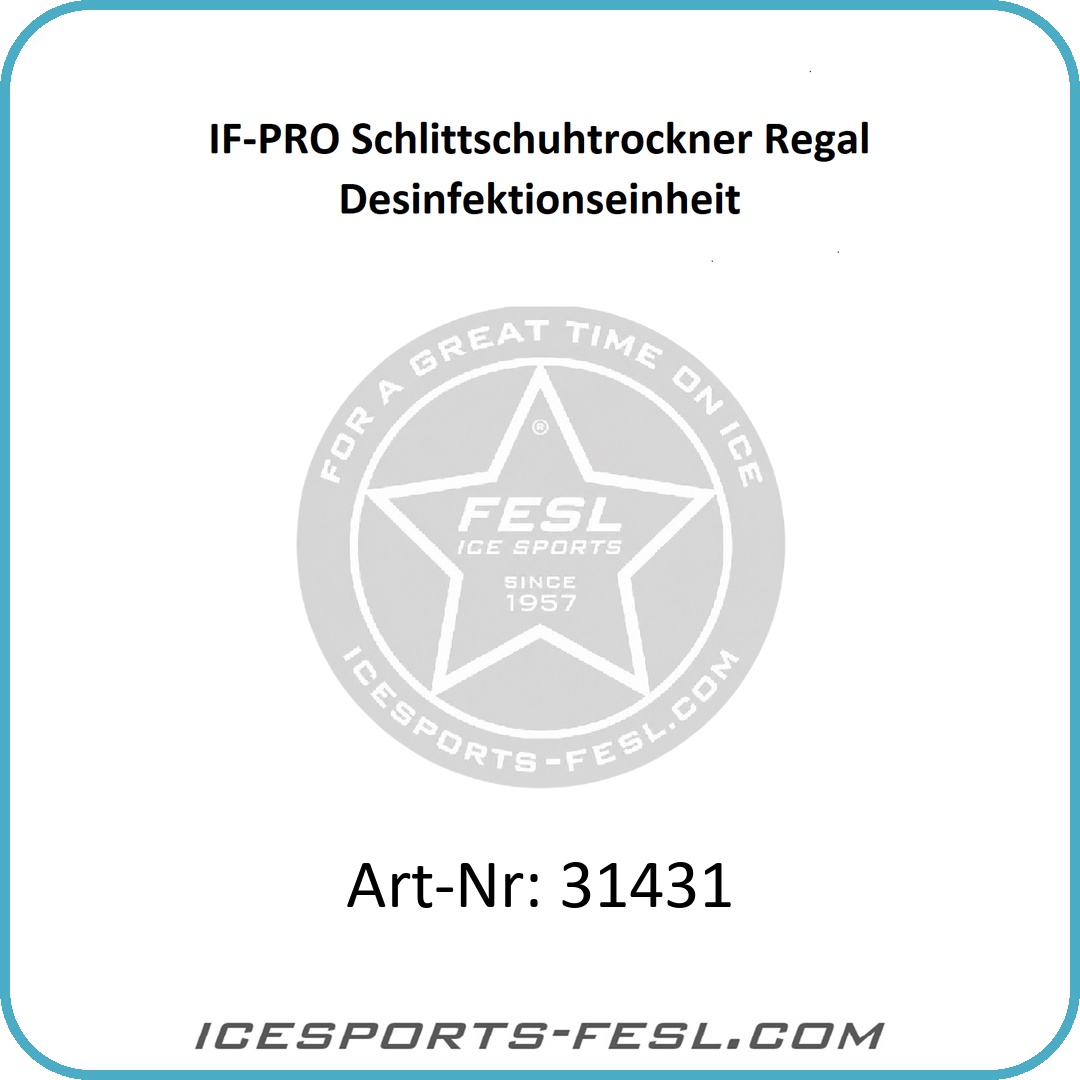 IF-PRO Schlittschuhtrockner Regal Desinfektionseinheit
