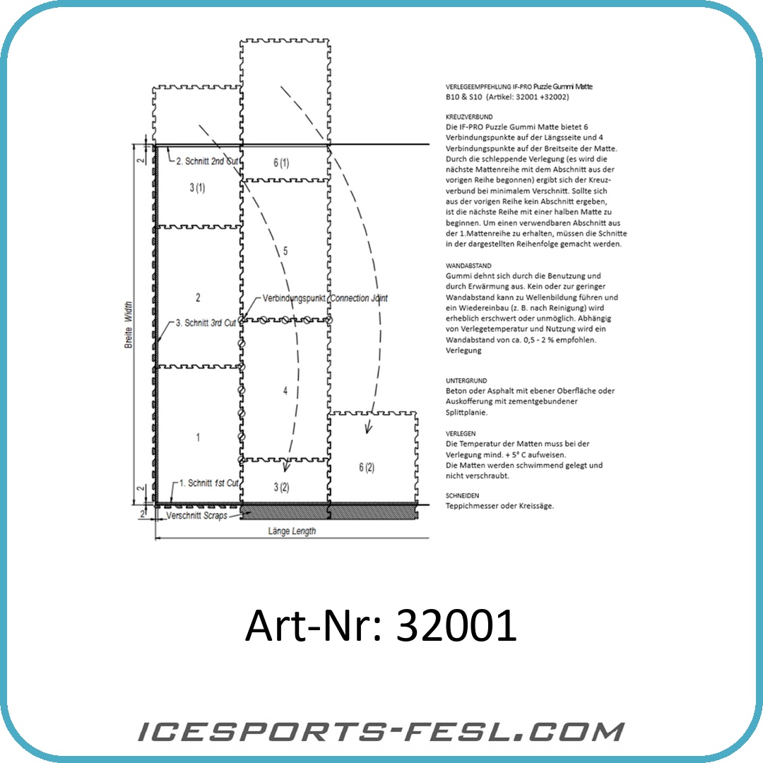 IF-PRO Puzzle Rubber Mat B10 - Image 3