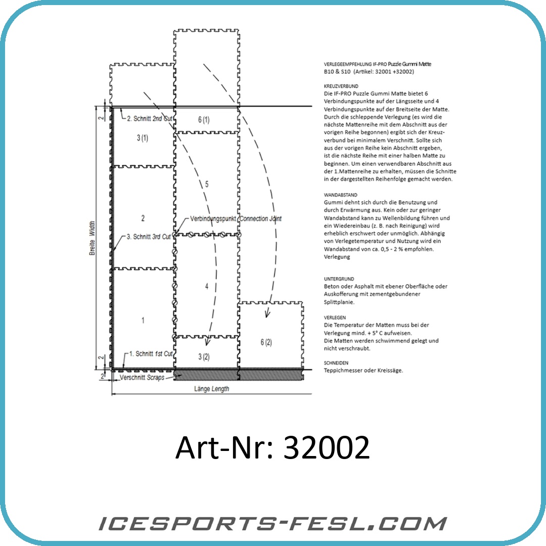IF-PRO Puzzle Rubber Mat H10 - Image 3