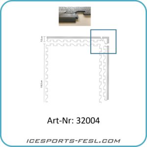 IF-PRO Puzzle rubber corner strip E10