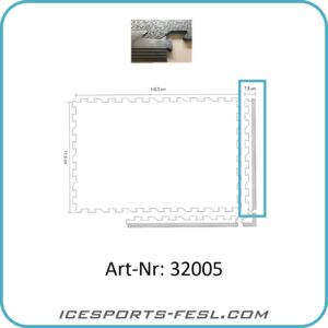 IF-PRO Puzzle rubber edge strip A10