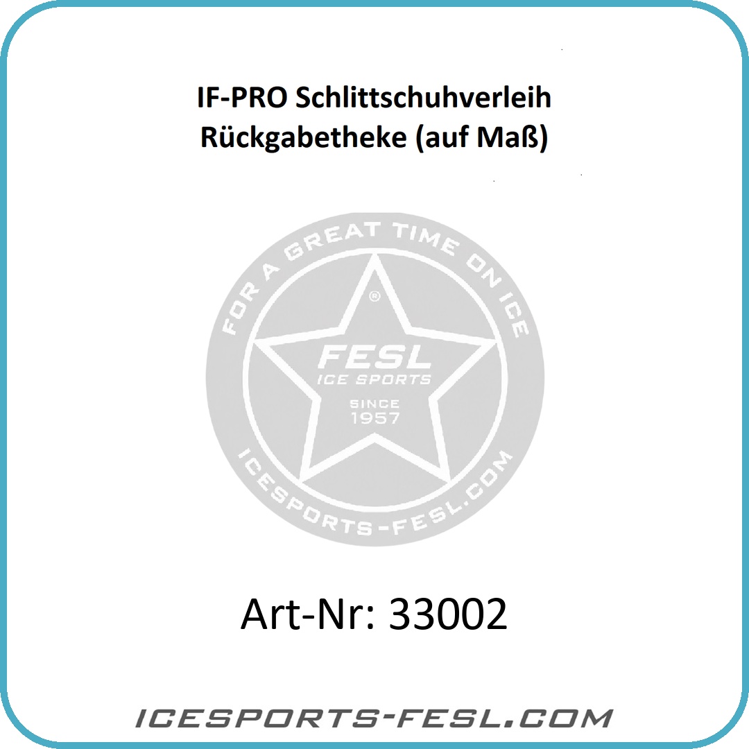 IF-PRO Schlittschuhverleih Rückgabetheke (auf Maß)
