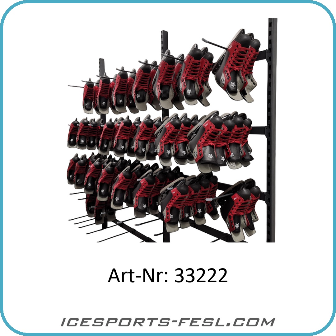 IF-PRO Schlittschuh Standregal 200x125 40P