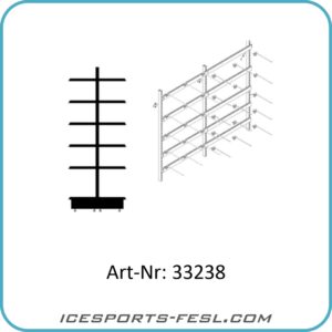 IF-PRO Double Rack for Ice Skates 240x125 96P (96 pairs)