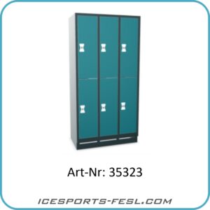 IF-PRO ECO Doppel-Garderoben-Schrank 300-3x2