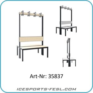 IF-PRO double wardrobe bench Eisarena Premium
