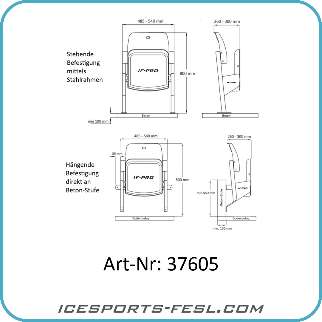 IF-PRO stadium foldable seat - Image 4