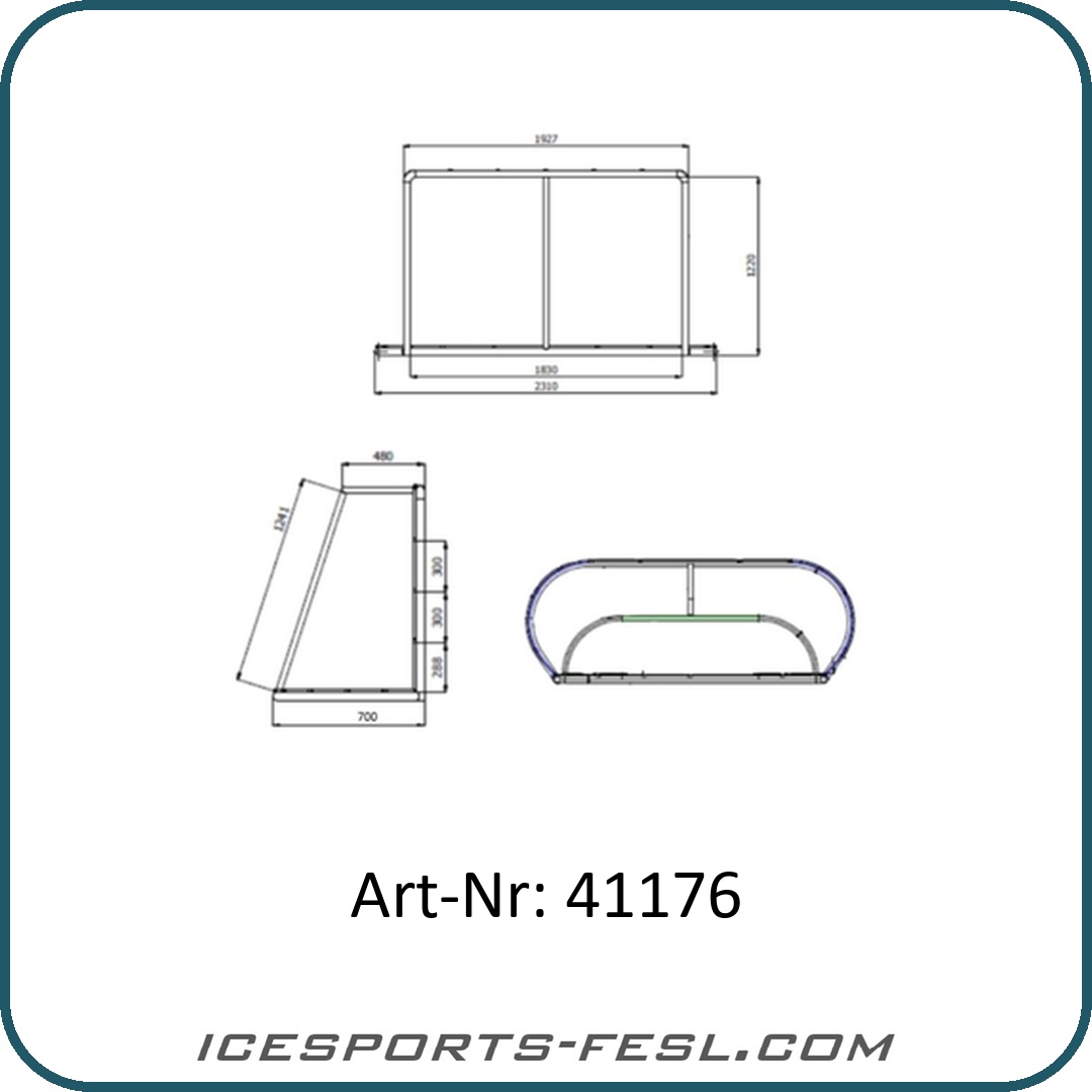 IF-PRO ice hockey training goal Original (frame only - SD) - Image 2