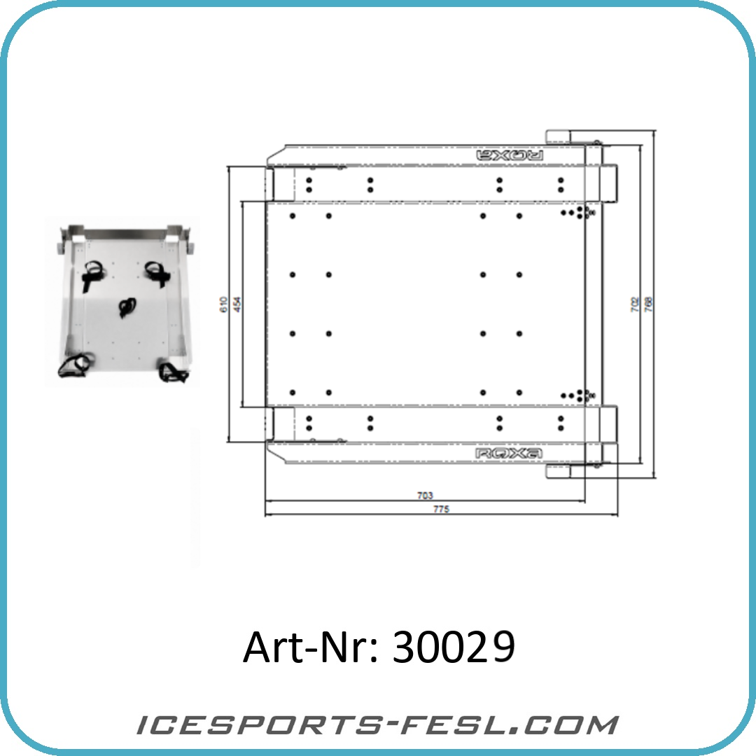 ROXA ICE PLATFORM Eislaufhilfe für Rollstühle – Bild 2
