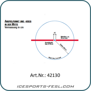 IF-PRO Eishockey Markierung Anspielkreis Mesh komplett