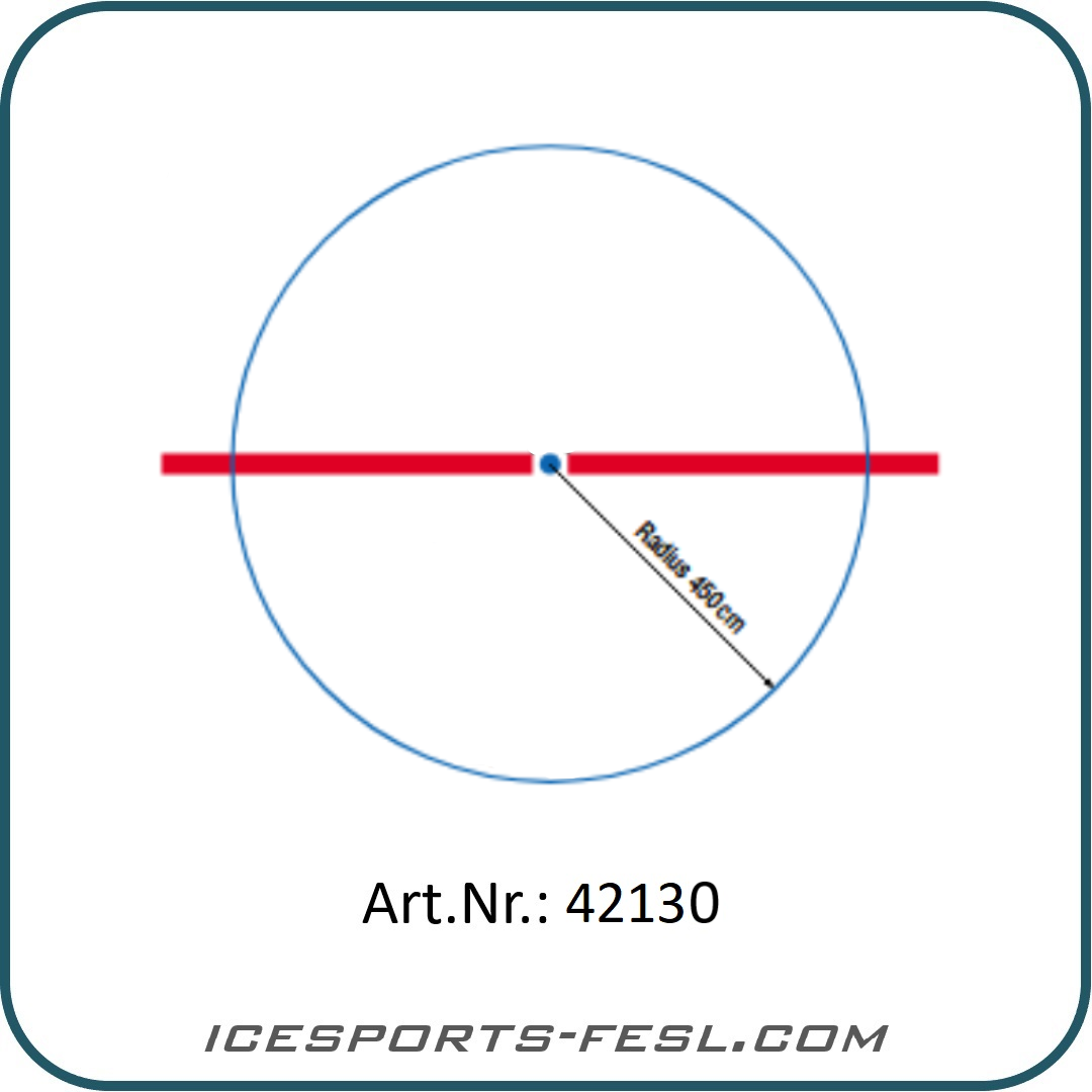 IF-PRO Eishockey Markierung Anspielkreis Mesh komplett – Bild 2